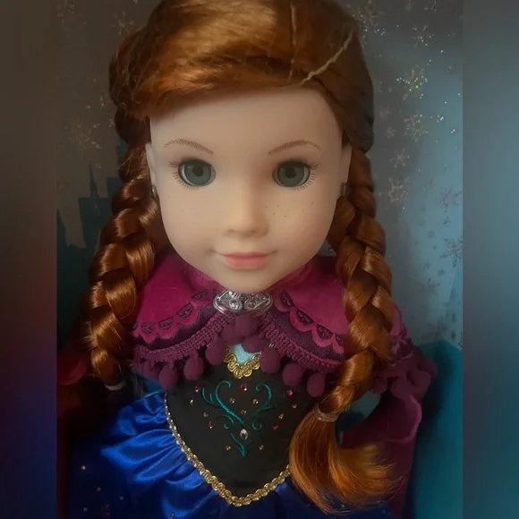 American Girl    Disney Frozen Anna   Collectors Doll    Brand New - Picture 5 of 11